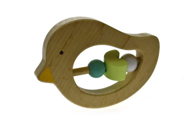 Eleganter Wooden Rattle Bird